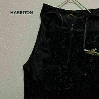 HARRITON ハリトン プルオーバー ナイロンジャケット ハーフジップ ロゴ(ナイロンジャケット)