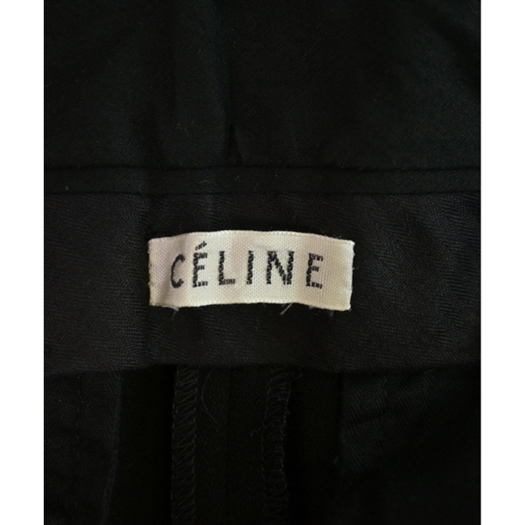 celine(セリーヌ)のCELINE セリーヌ スラックス 34(XXS位) 黒 【古着】【中古】 レディースのパンツ(その他)の商品写真