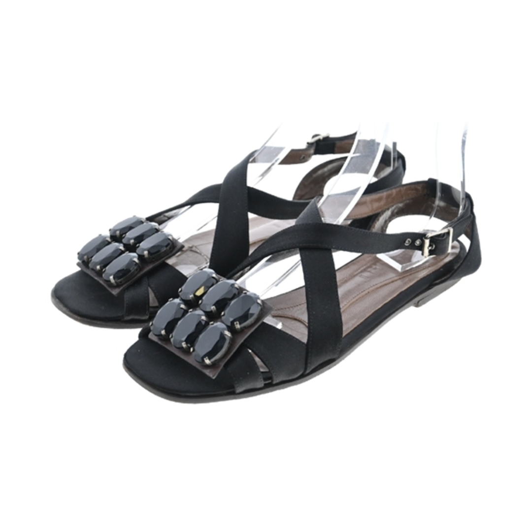 Marni(マルニ)のMARNI マルニ サンダル EU38(24.5cm位) 黒 【古着】【中古】 レディースの靴/シューズ(サンダル)の商品写真