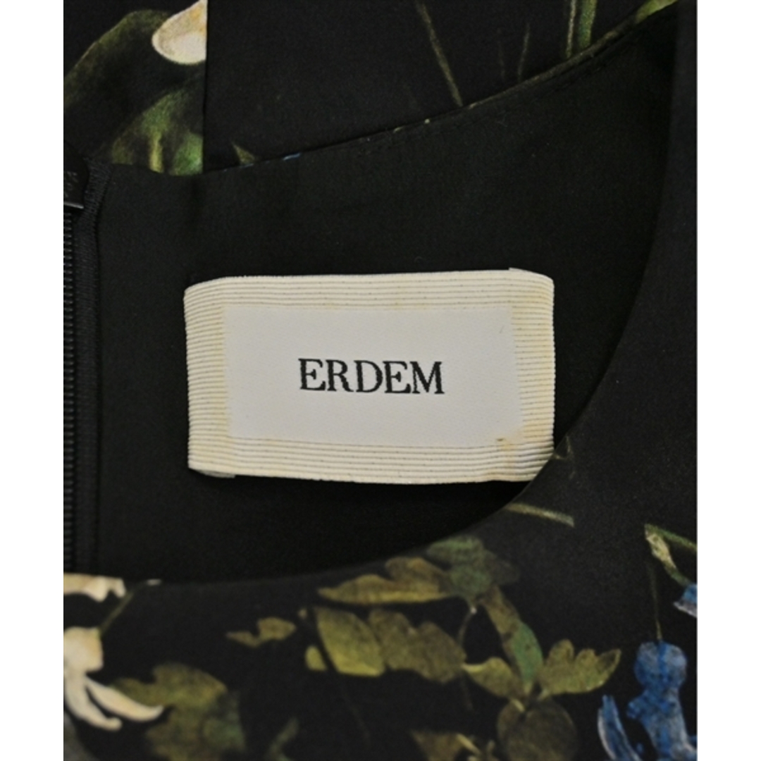 Erdem(アーデム)のErdem アーデム ワンピース M 黒x白x赤等(花柄) 【古着】【中古】 レディースのワンピース(ひざ丈ワンピース)の商品写真