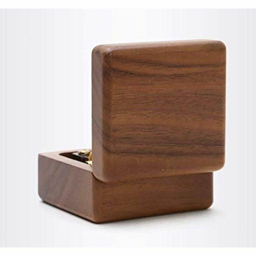 オルゴール Mini 18 Note Wind – クルミ 木製音楽ボックス 誕 キッズ/ベビー/マタニティのおもちゃ(オルゴールメリー/モービル)の商品写真