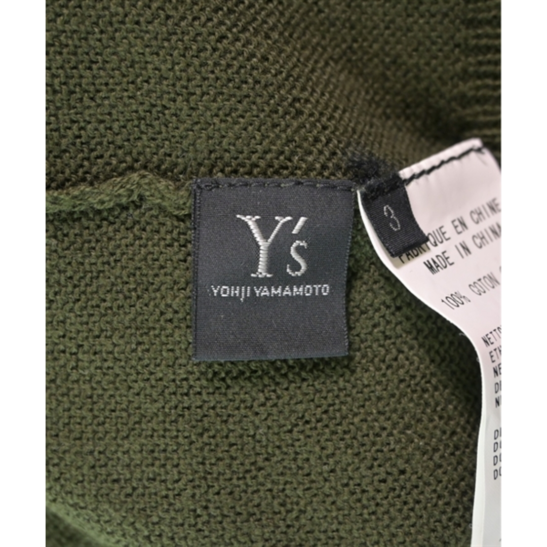 Y's(ワイズ)のY's ワイズ ニット・セーター 3(M位) カーキ 【古着】【中古】 レディースのトップス(ニット/セーター)の商品写真