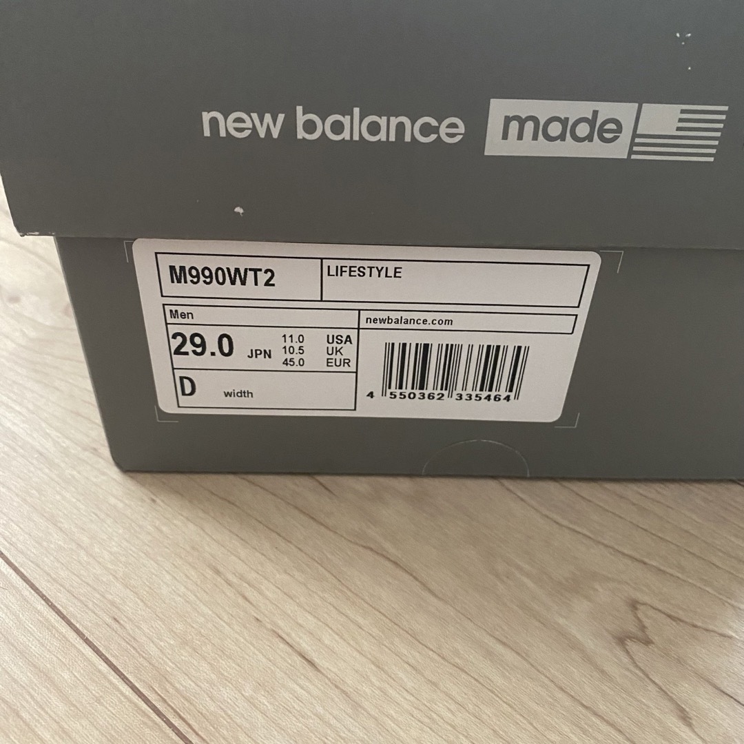 New Balance(ニューバランス)のWTAPS × NEW BALANCE 990V2 29 cm ダブルタップス メンズの靴/シューズ(スニーカー)の商品写真