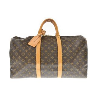 ルイヴィトン(LOUIS VUITTON)のLOUIS VUITTON ルイヴィトン ボストンバッグ 50 茶系(総柄) 【古着】【中古】(ボストンバッグ)