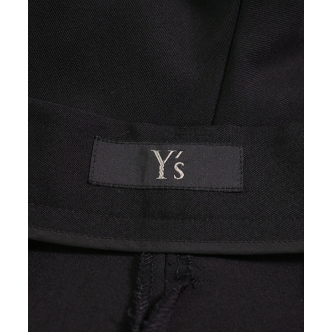 Y's(ワイズ)のY's ワイズ スラックス 1(XS位) 黒 【古着】【中古】 レディースのパンツ(その他)の商品写真