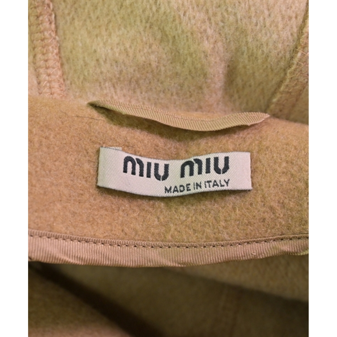 miumiu(ミュウミュウ)のMiu Miu ミュウミュウ ダッフルコート 38(S位) ベージュ 【古着】【中古】 レディースのジャケット/アウター(ダッフルコート)の商品写真