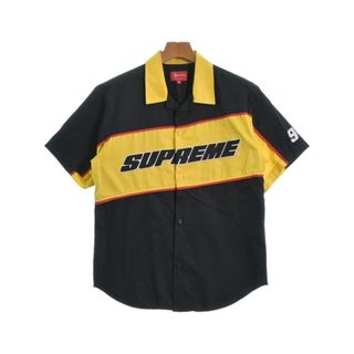 シュプリーム(Supreme)のSupreme シュプリーム カジュアルシャツ S 黒x黄 【古着】【中古】(シャツ)