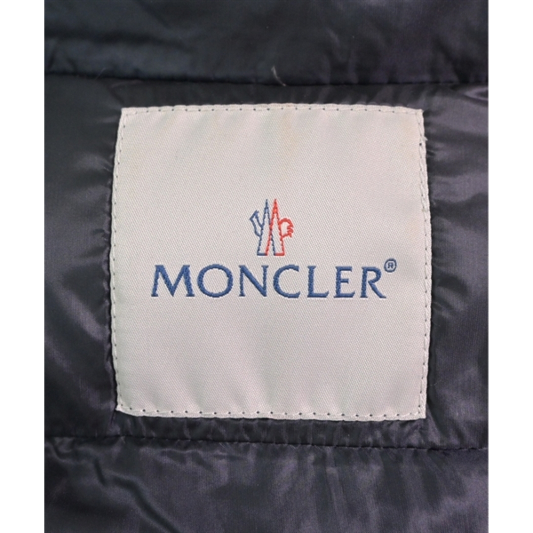 MONCLER(モンクレール)のMONCLER モンクレール ダウンジャケット/ダウンベスト 2(M位) 紺 【古着】【中古】 メンズのジャケット/アウター(ダウンジャケット)の商品写真