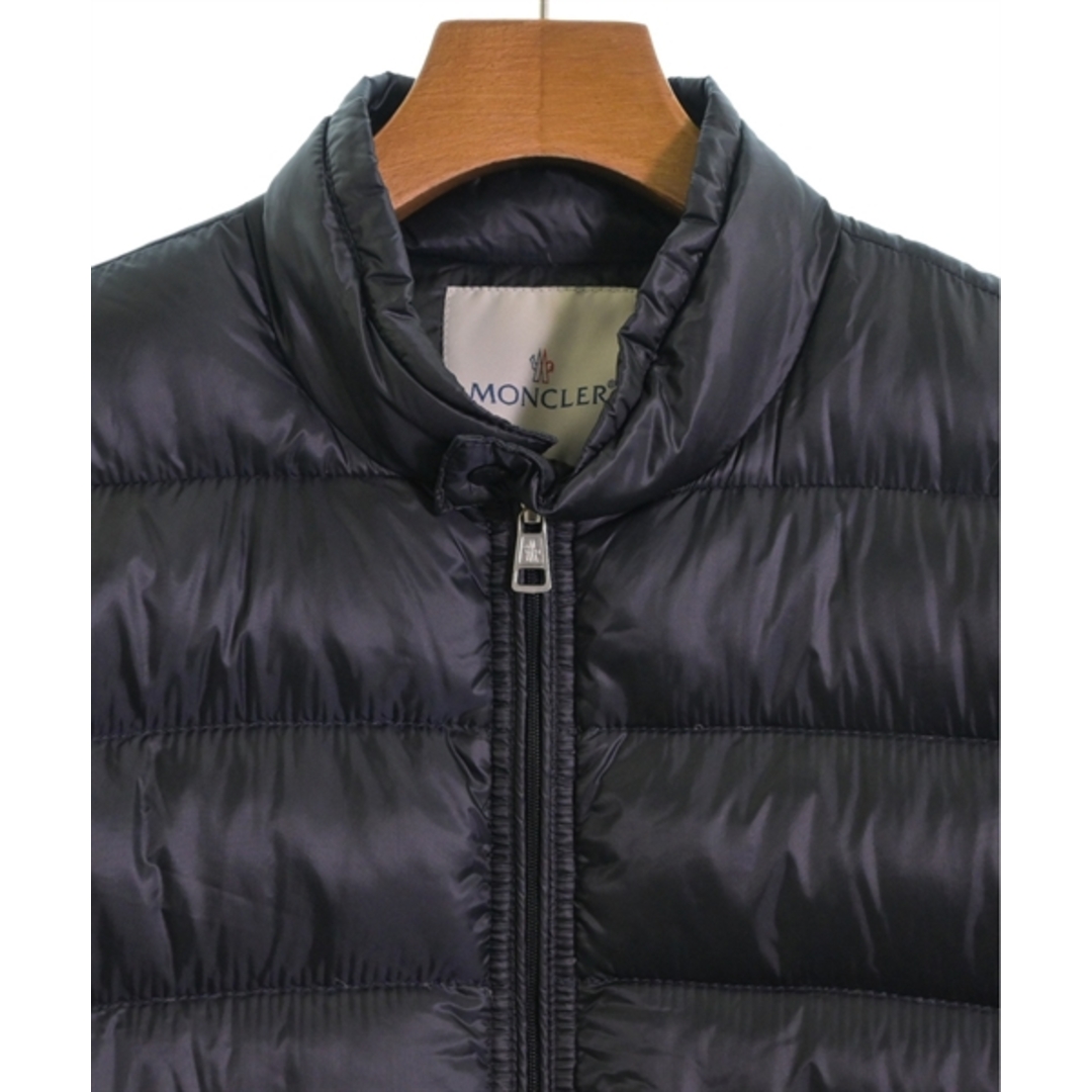 MONCLER(モンクレール)のMONCLER モンクレール ダウンジャケット/ダウンベスト 2(M位) 紺 【古着】【中古】 メンズのジャケット/アウター(ダウンジャケット)の商品写真