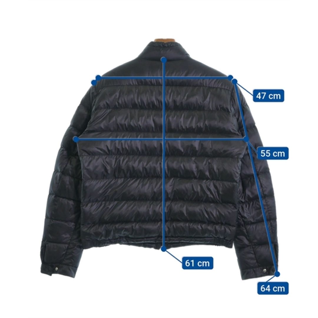 MONCLER(モンクレール)のMONCLER モンクレール ダウンジャケット/ダウンベスト 2(M位) 紺 【古着】【中古】 メンズのジャケット/アウター(ダウンジャケット)の商品写真