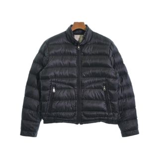 モンクレール(MONCLER)のMONCLER モンクレール ダウンジャケット/ダウンベスト 2(M位) 紺 【古着】【中古】(ダウンジャケット)