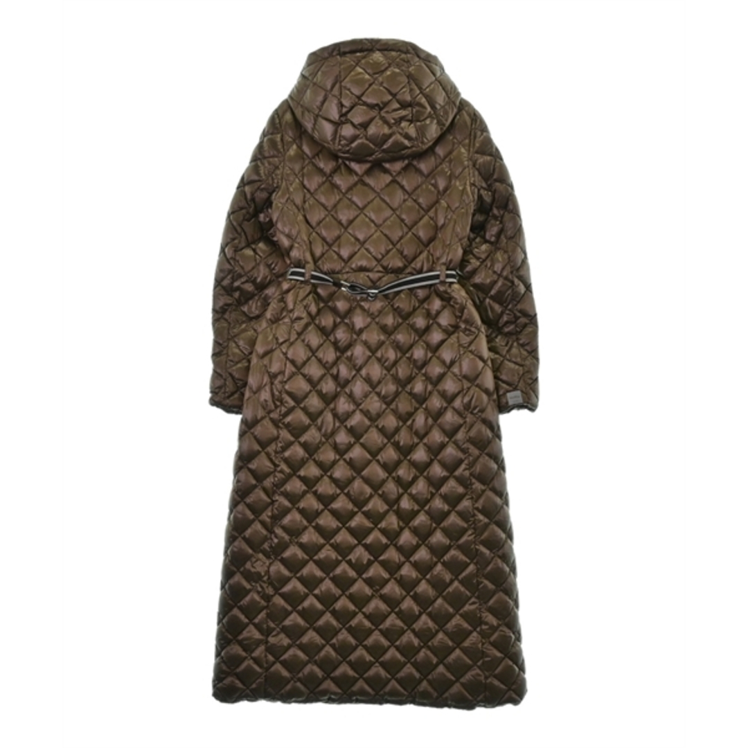 Max Mara(マックスマーラ)のMax Mara マックスマーラ ダウンコート 44(L位) 茶 【古着】【中古】 レディースのジャケット/アウター(ダウンコート)の商品写真