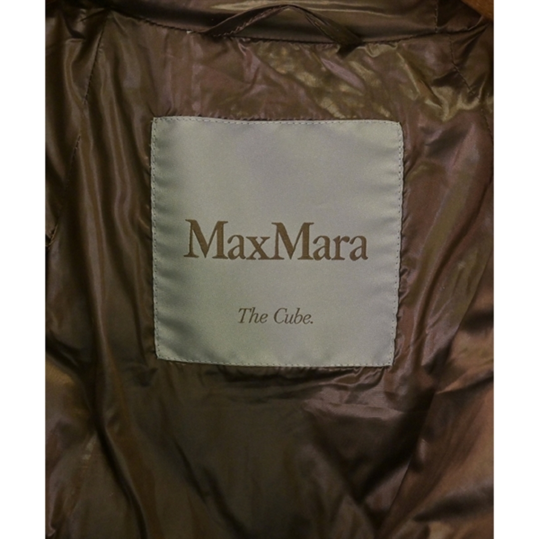 Max Mara(マックスマーラ)のMax Mara マックスマーラ ダウンコート 44(L位) 茶 【古着】【中古】 レディースのジャケット/アウター(ダウンコート)の商品写真