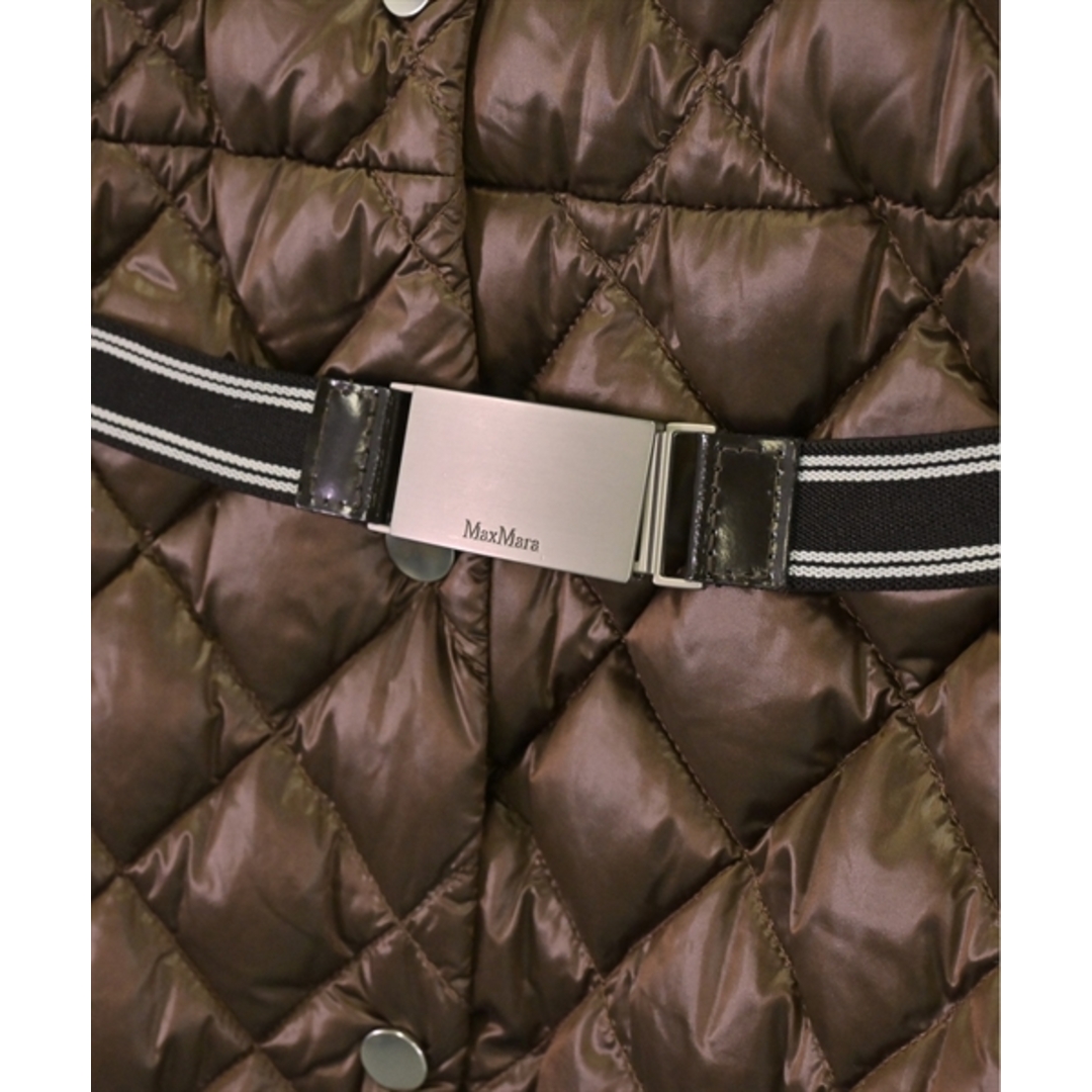 Max Mara(マックスマーラ)のMax Mara マックスマーラ ダウンコート 44(L位) 茶 【古着】【中古】 レディースのジャケット/アウター(ダウンコート)の商品写真