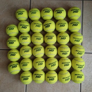 ダンロップ(DUNLOP)の【Macさん専用】中古　硬式テニスボール34球(ボール)