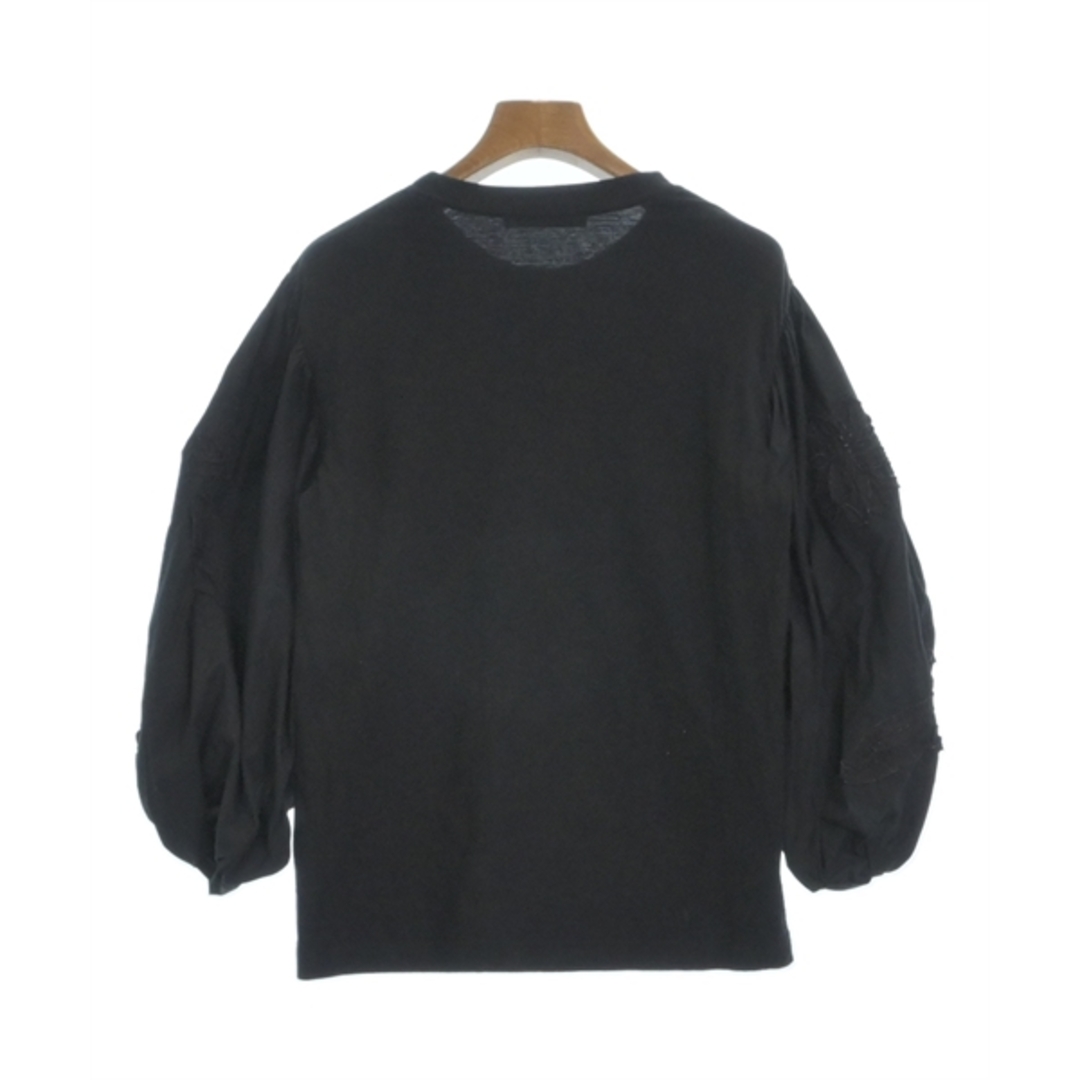 CECILIE BAHNSEN(セシリーバンセン)のCECILIE BAHNSEN Tシャツ・カットソー 6(XS位) 黒 【古着】【中古】 レディースのトップス(カットソー(半袖/袖なし))の商品写真