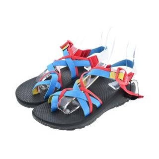 Chaco - Chaco チャコ サンダル 24cm 青x赤x黒 【古着】【中古】