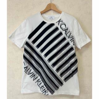 シーケーカルバンクライン(ck Calvin Klein)のCK Calvin Klein シーケーカルバンクライン メンズ半袖カットソーL(Tシャツ/カットソー(半袖/袖なし))