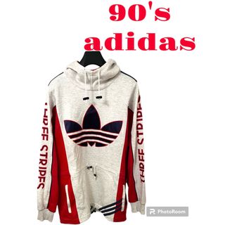 アディダス(adidas)の90's adidas アディダス スエットパーカー フーディー(スウェット)