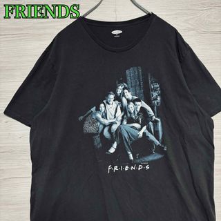 ティービーアンドムービー(TV&MOVIE)の【入手困難】FRIENDS フレンズ Tシャツ　2XLサイズ　海外輸入　一点物(Tシャツ/カットソー(半袖/袖なし))