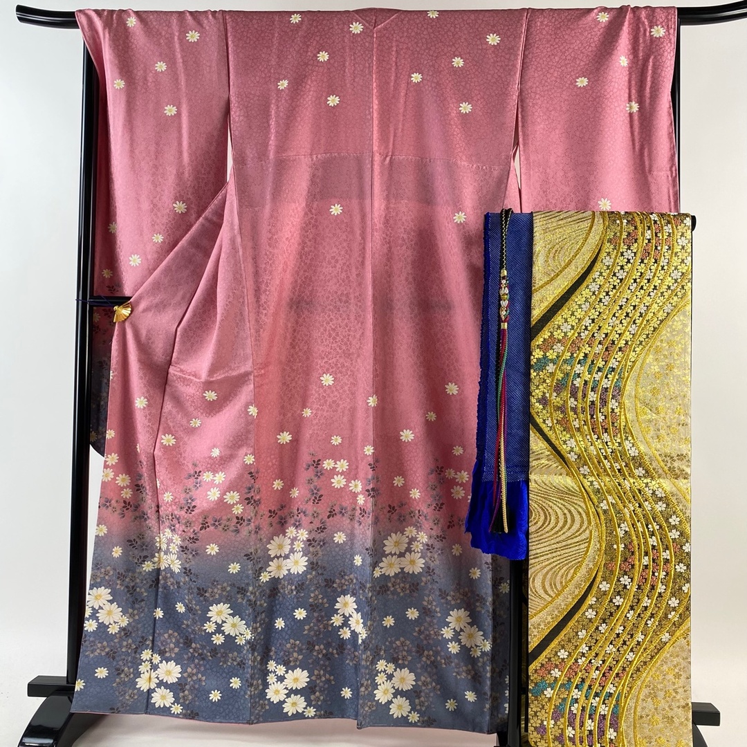 振袖 身丈163.5cm 裄丈68cm 正絹 美品 秀品 【中古】 レディースの水着/浴衣(着物)の商品写真