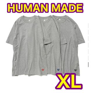 HUMAN MADE ヒューマンメイド　XL グレー　新品未開封