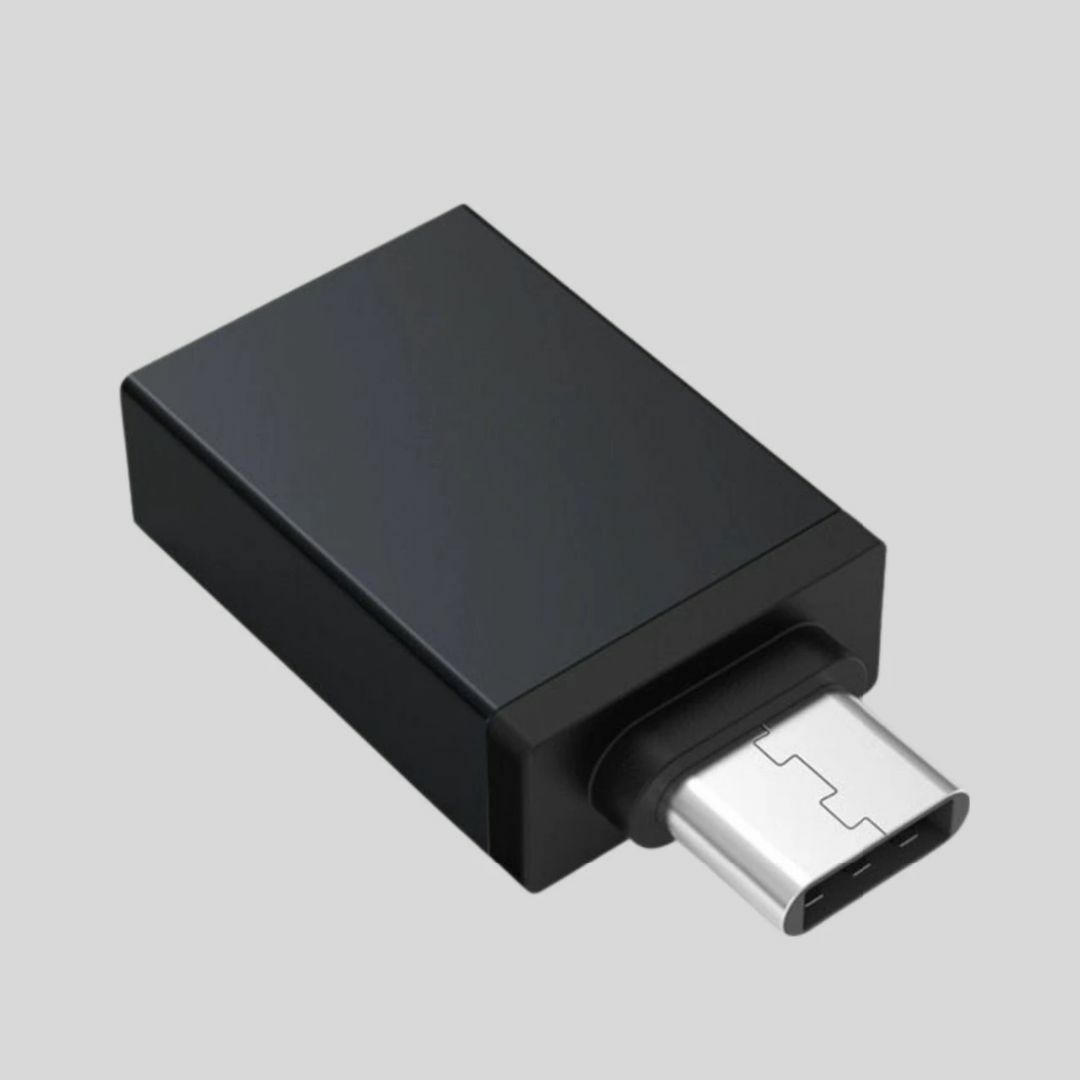 USB Type-C 変換 ブラック USB Type-C変換アダプター スマホ スマホ/家電/カメラのPC/タブレット(PC周辺機器)の商品写真