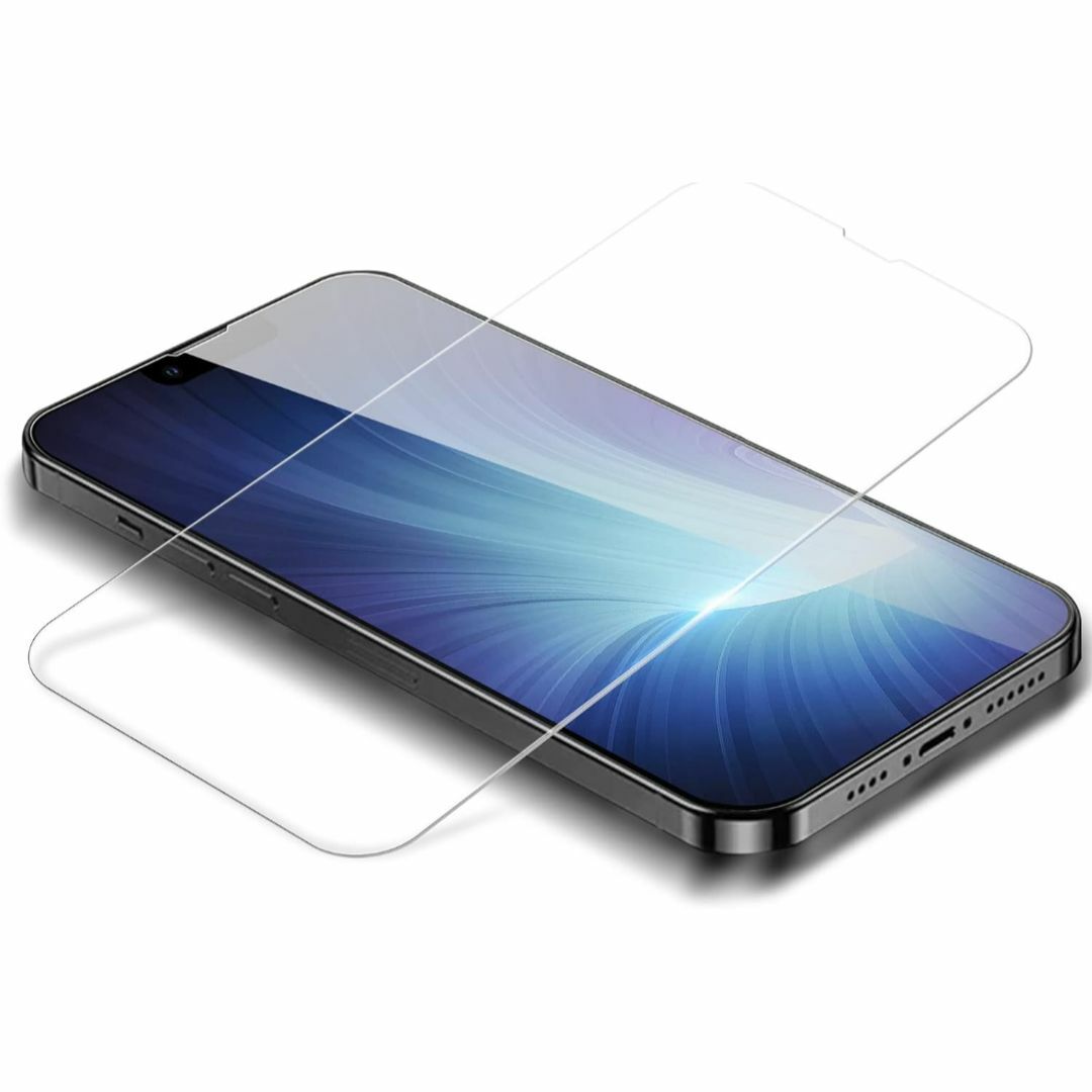 iPhone13ProMax/14Plus 9H強化ガラス 保護フィルム スマホ/家電/カメラのスマホアクセサリー(保護フィルム)の商品写真