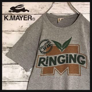 【入手困難】クリフメイヤー　裏表ビッグプリントTシャツ　グレー　K550(Tシャツ/カットソー(半袖/袖なし))