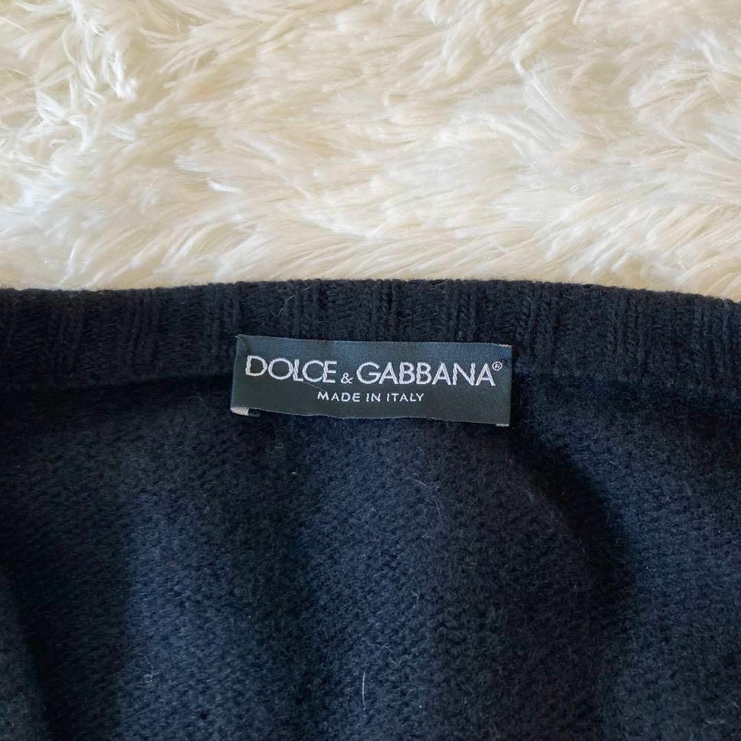 DOLCE&GABBANA(ドルチェアンドガッバーナ)のドルチェアンドガッバーナ ウールカーディガン ブラック 黒 レディースのトップス(ニット/セーター)の商品写真
