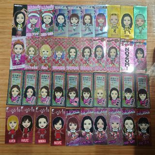 イーガールズ(E-girls)のE-girls千社札セット(アイドルグッズ)