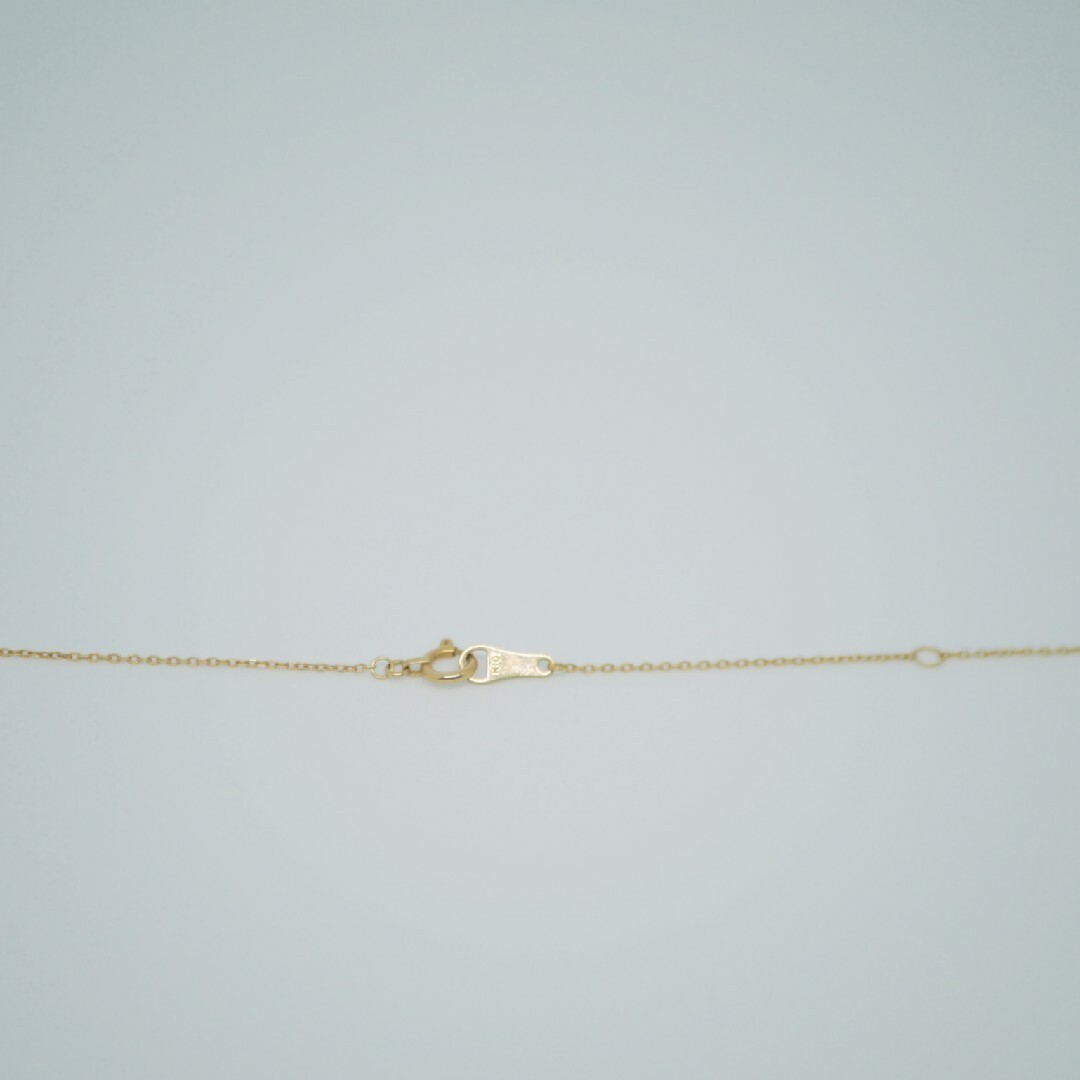 agete(アガット)のagete アガット 小粒 一粒 ダイヤ ネックレス ダイヤ ゴールド 金 就活 レディースのアクセサリー(ネックレス)の商品写真
