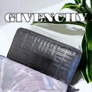 ジバンシィ(GIVENCHY)の【ジバンシー】Gロゴ ラウンドジップ 長財布 美品 人気モデル 入手困難 012(長財布)