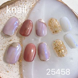 No.104 ネイルチップ　ショートオーバル(つけ爪/ネイルチップ)