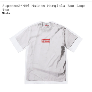 シュプリーム(Supreme)のSupreme MM6 Maison Margiela BoxLogo Tee(Tシャツ/カットソー(半袖/袖なし))