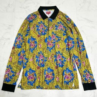 シュプリーム(Supreme)のSupreme 17FW Paisley L/S POLO Royal 窪塚洋介(ポロシャツ)