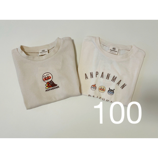 シマムラ(しまむら)のしまむら　アンパンマン　半袖Tシャツ　100   2枚セット(Tシャツ/カットソー)