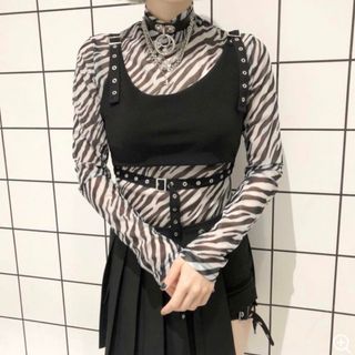 ユニフ(UNIF)のホワイト　☆ベルト☆トップ(キャミソール)