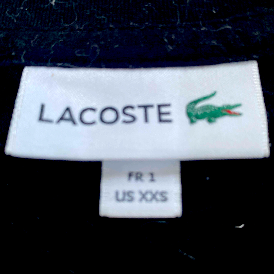 LACOSTE(ラコステ)のLACOSTE 黒Tシャツ レディースのトップス(Tシャツ(半袖/袖なし))の商品写真