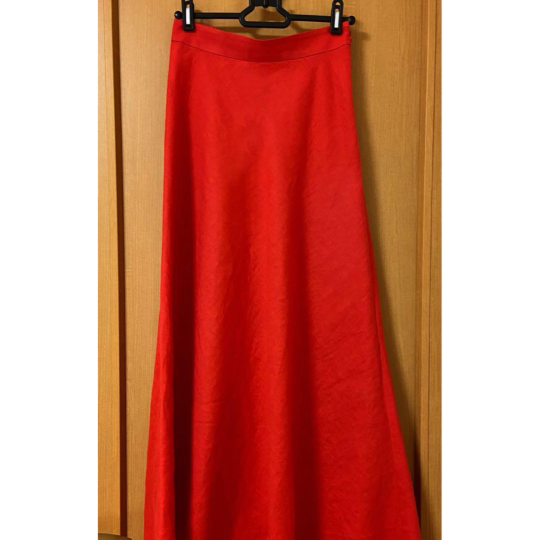 UNITED ARROWS(ユナイテッドアローズ)のユナイテッドアローズ　リネン　ロングスカート レディースのスカート(ロングスカート)の商品写真