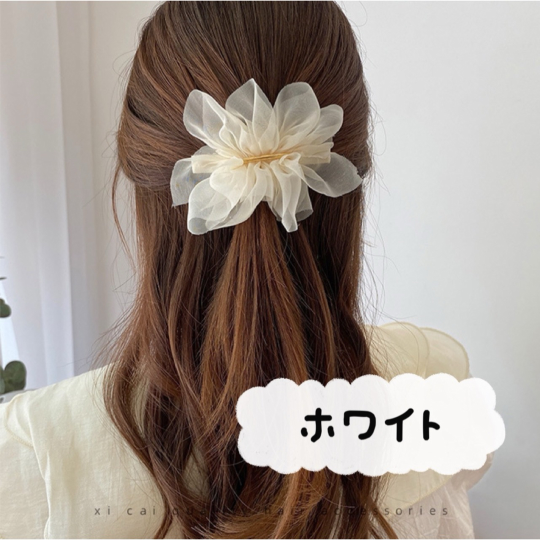 【売れてます❤️】バレッタ ヘアアクセサリー 韓国 可愛い お呼ばれ 推し活 レディースのヘアアクセサリー(バレッタ/ヘアクリップ)の商品写真