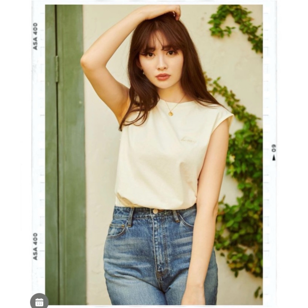 Her lip to(ハーリップトゥ)のherlipto  Honey French Sleeve Top レディースのトップス(カットソー(半袖/袖なし))の商品写真