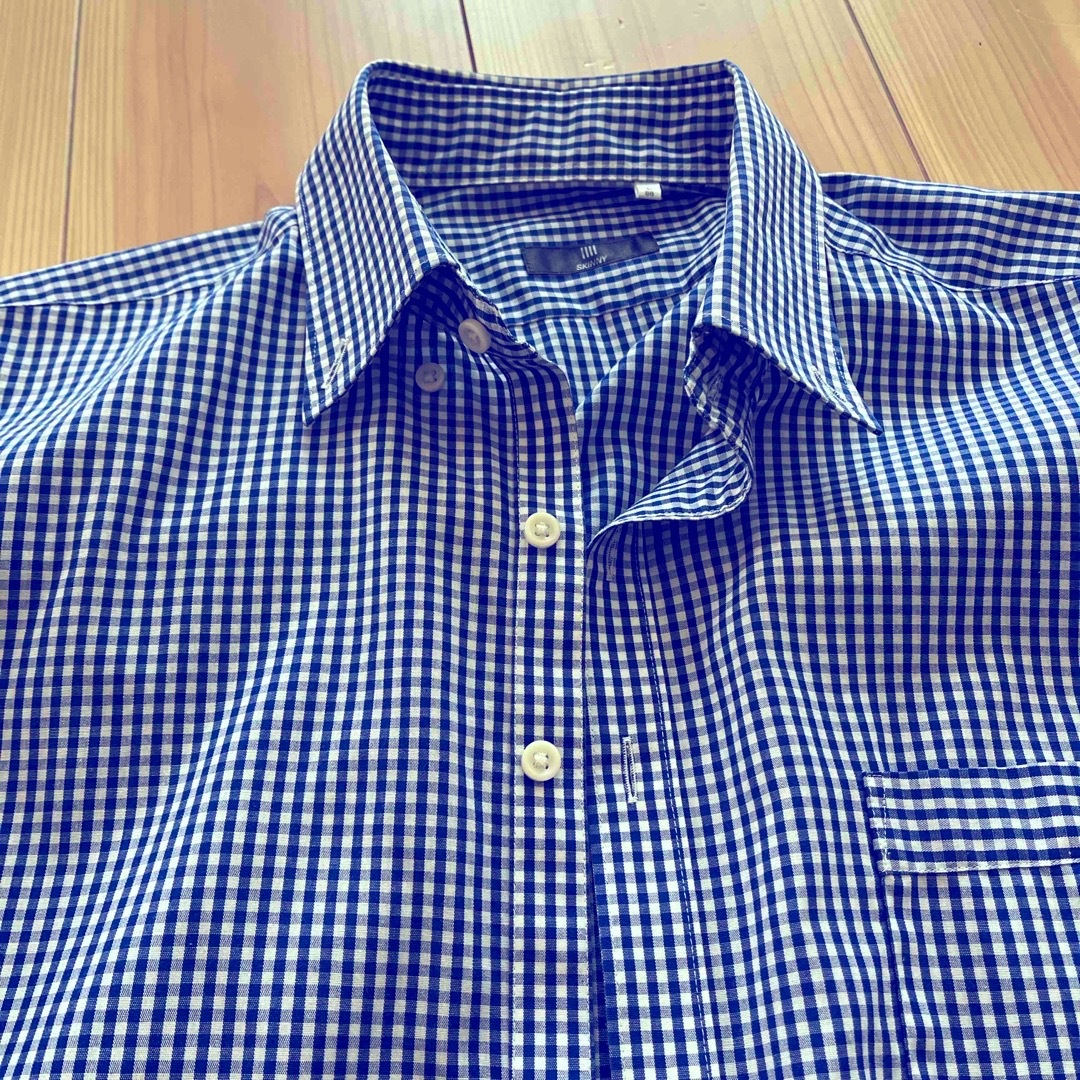 ギンガムチェック ワイシャツ L レディースのトップス(シャツ/ブラウス(長袖/七分))の商品写真