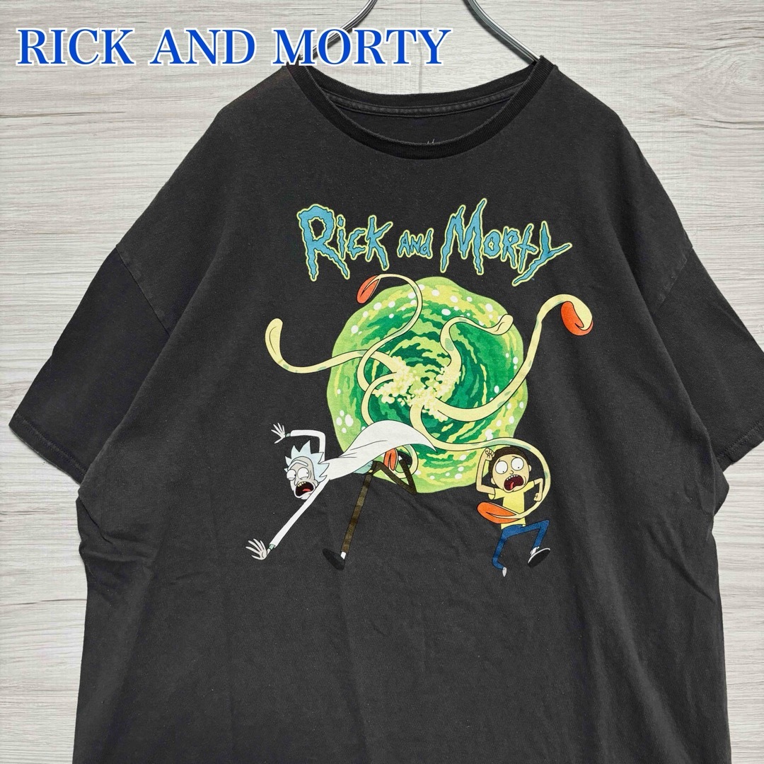 TV&MOVIE(ティービーアンドムービー)の【入手困難】RICK AND MORTY Tシャツ　2XLサイズ　海外輸入 メンズのトップス(Tシャツ/カットソー(半袖/袖なし))の商品写真