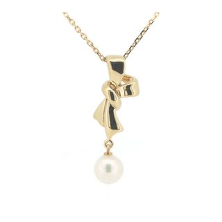 ミキモト(MIKIMOTO)の目立った傷や汚れなし ミキモト パール ネックレス 6.3ミリ K18YG(18金 イエローゴールド)(ネックレス)