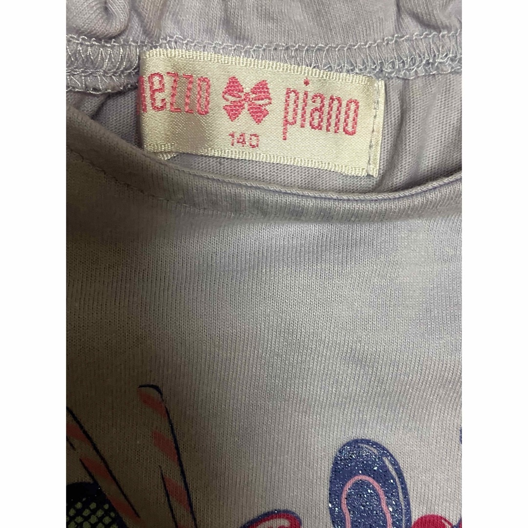 mezzo piano(メゾピアノ)のメゾピアノ　Tシャツ140 キッズ/ベビー/マタニティのキッズ服女の子用(90cm~)(Tシャツ/カットソー)の商品写真