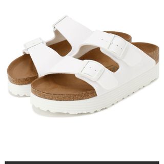 ビルケンシュトック(BIRKENSTOCK)のビルケン　アリゾナ　38 厚底(サンダル)