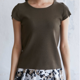 トッコクローゼット(TOCCO closet)の半袖ニットトップス(Tシャツ/カットソー(半袖/袖なし))