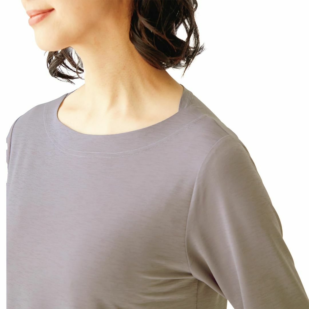 [FLUTE.MF] Tシャツ レディース ストレッチ 接触冷感 ゆったり 体型 レディースのファッション小物(その他)の商品写真