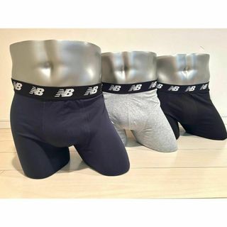 【新品】ニューバランス　メッシュ　NB ボクサーパンツ　3枚セット Lサイズ(ボクサーパンツ)